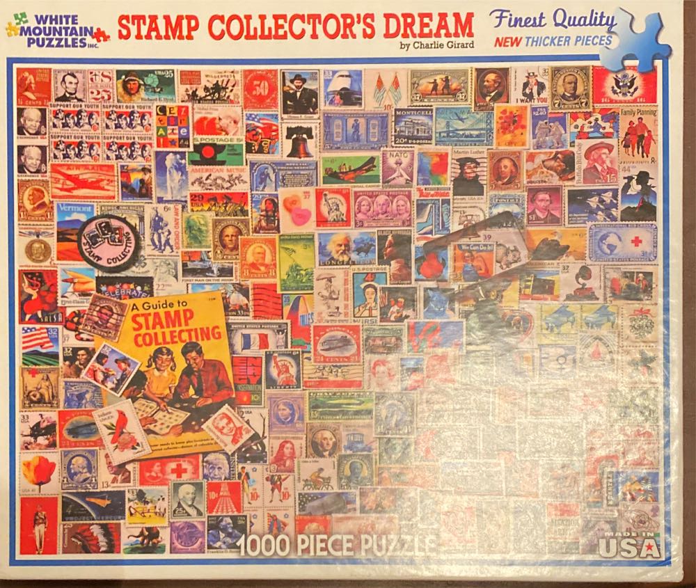 Stamp Collector’s Dream - White Mountain puzzle collectible [Barcode 724819254545] - Main Image 2