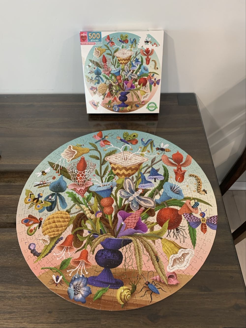 Crazy Bug Bouquet - Eeboo puzzle collectible [Barcode 689196507267] - Main Image 2