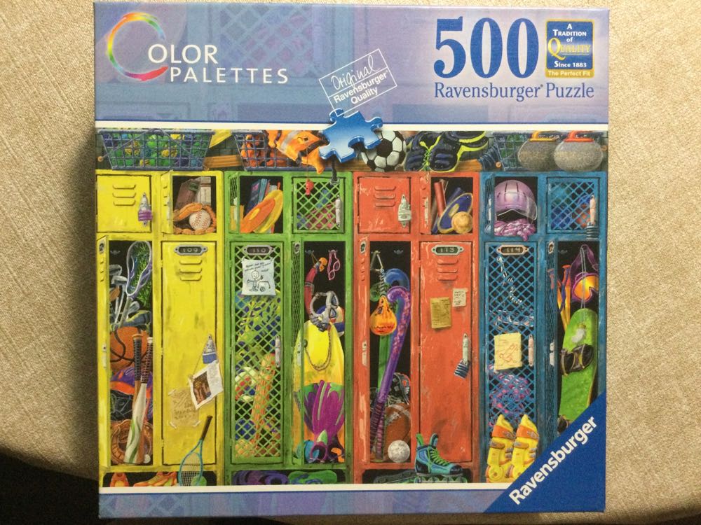 Color Palettes : Athlete’s Palette - Ravensburger puzzle collectible [Barcode 4005556824229] - Main Image 1