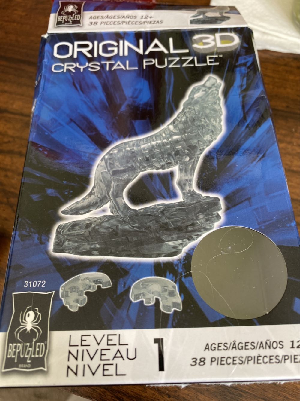 Bepuzzled Roses In Vase White Original 3d Crystal Puzzle Perfect For Puzzlers Ages 12 And Up Challenging To Complete And Beautiful To Display Collect Them All - Bepuzzled puzzle collectible [Barcode 023332310722] - Main Image 2