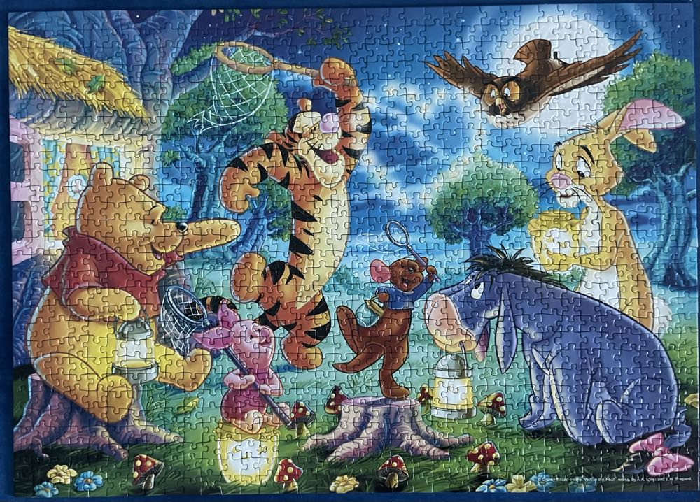 Winnie The Pooh Catching Fireflies (Karli Maken) Saskia1 - Ravensburger puzzle collectible [Barcode 4005556154098] - Main Image 3
