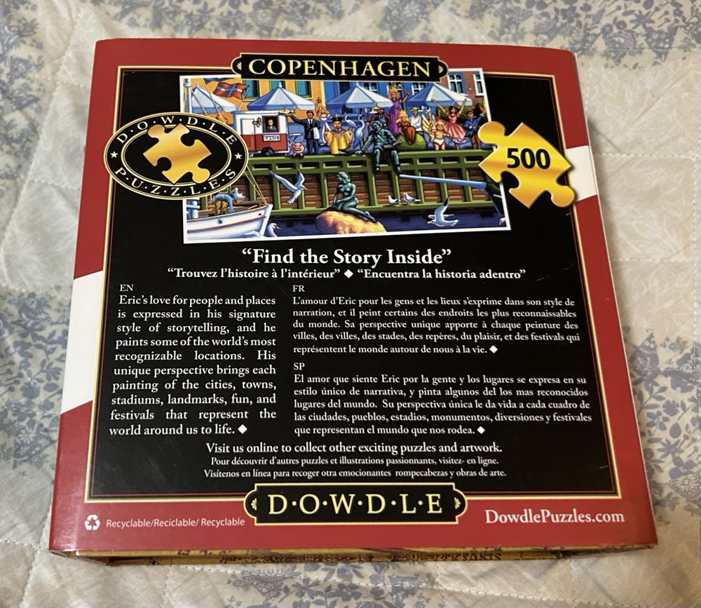 Copenhagen - Dowdle puzzle collectible [Barcode 671095203661] - Main Image 4