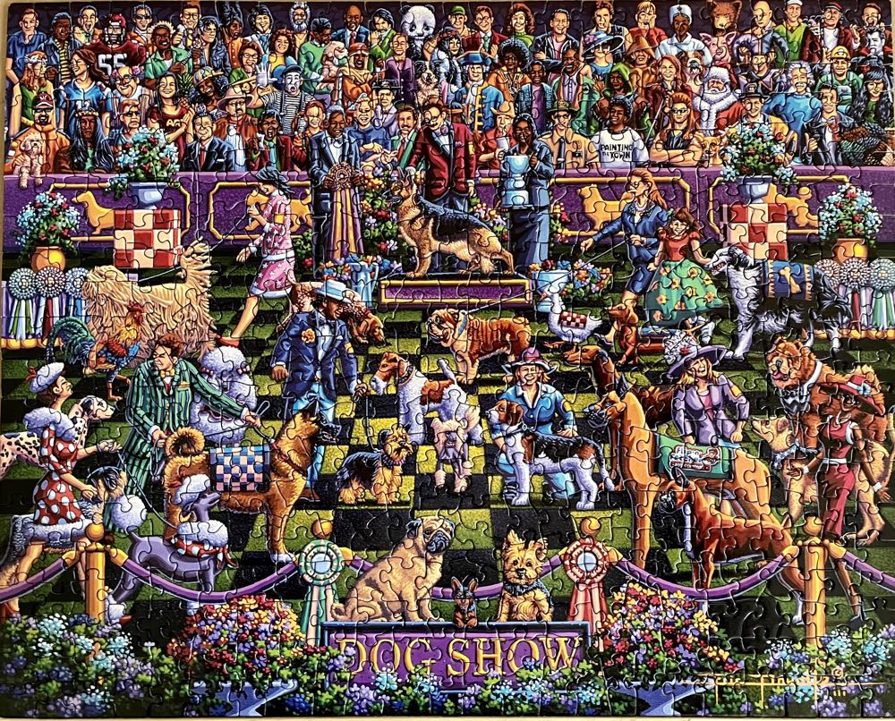 Dowdle - Dog Show - Dowdle puzzle collectible [Barcode 671095204378] - Main Image 2