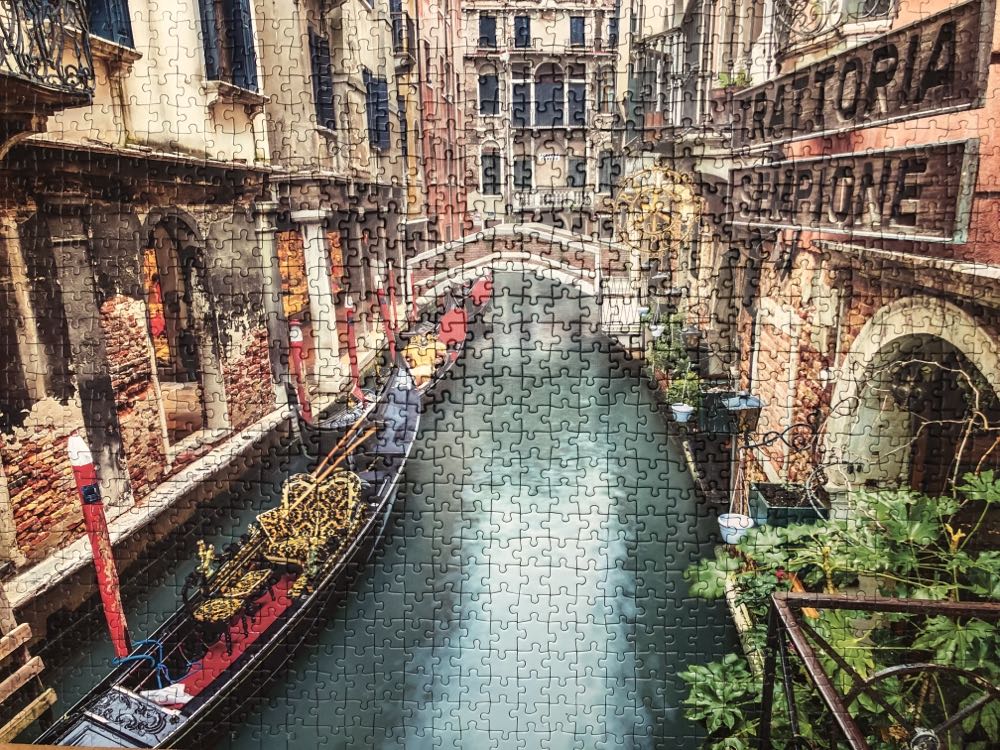 Venice Canal - Clementoni puzzle collectible [Barcode 8005125961597] - Main Image 2