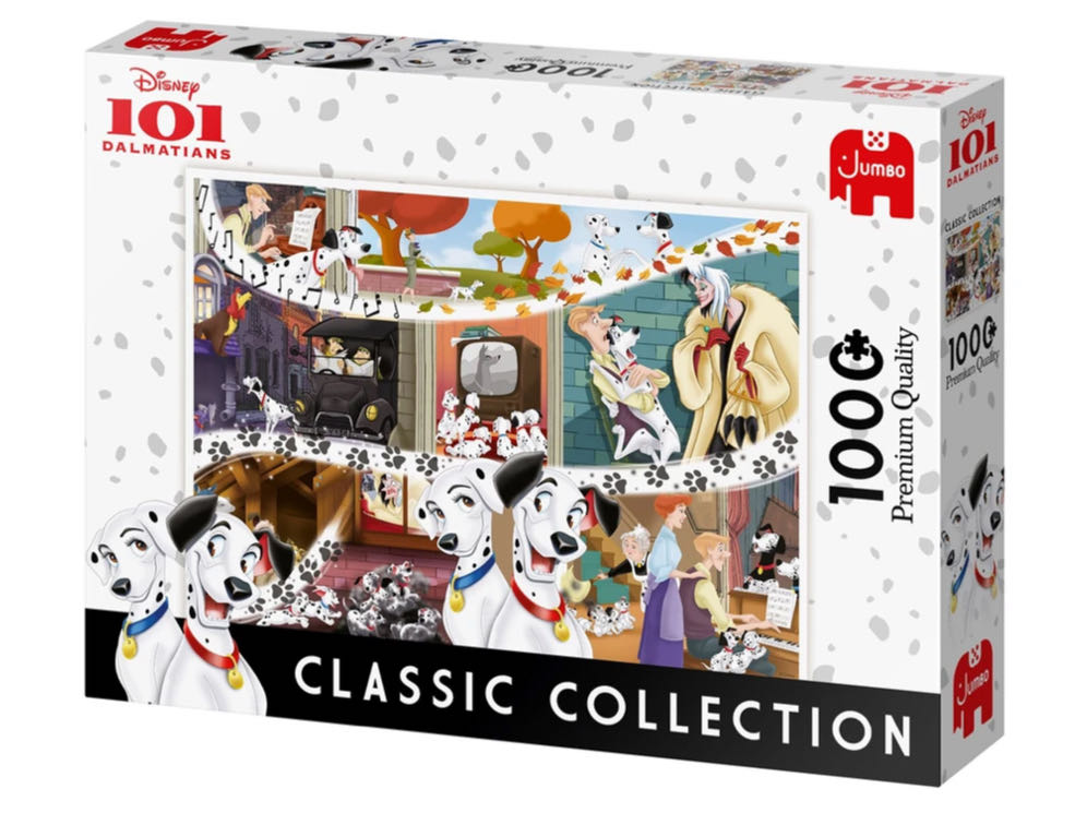 Disney 101 Dalmatians 1000 Piece Jigsaw Puzzle - Jumbo puzzle collectible - Main Image 3