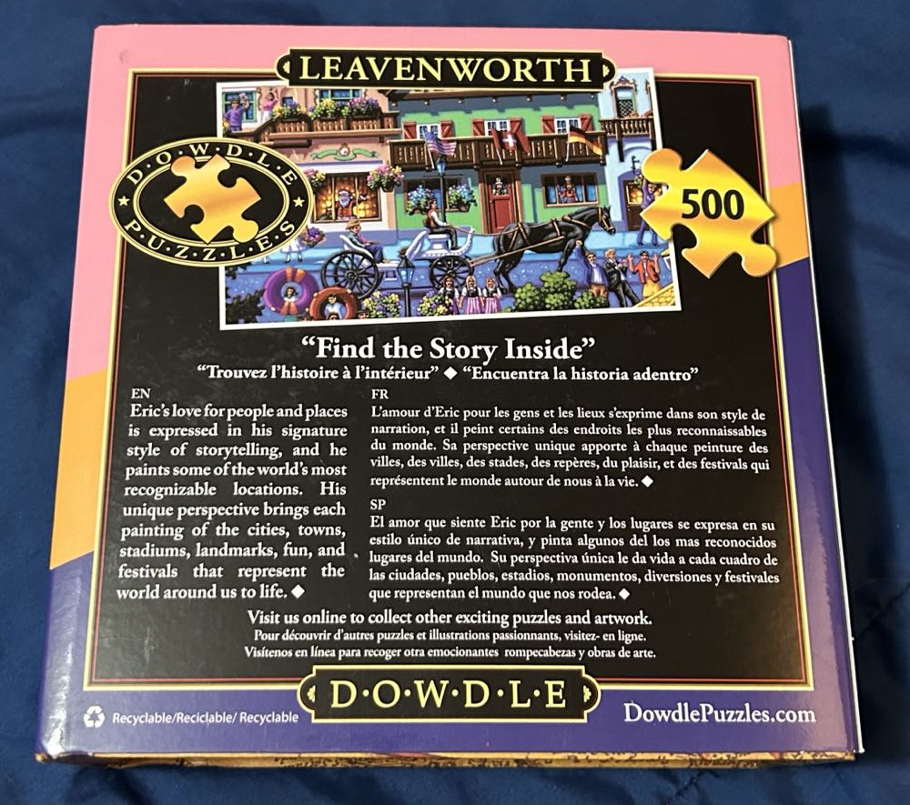 Leavenworth - Jenn - Dowdle puzzle collectible [Barcode 671095003919] - Main Image 3