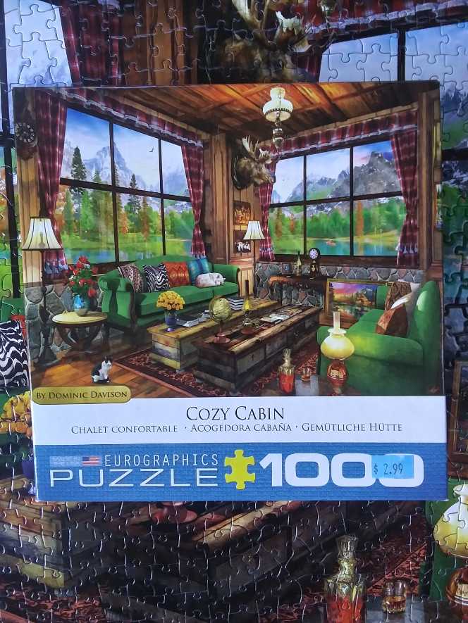 Cozy Cabin - Eurographics puzzle collectible [Barcode 628136553773] - Main Image 3