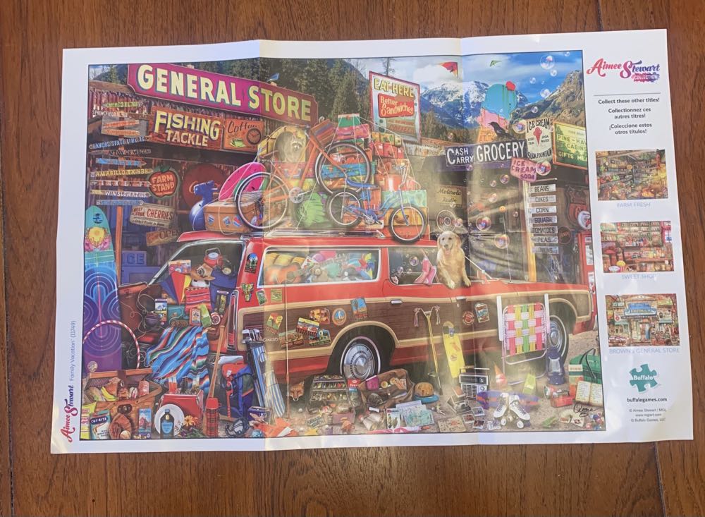 Family Vacation Karen Davenport Future Shipment  - Buffalo puzzle collectible [Barcode 079346117499] - Main Image 3