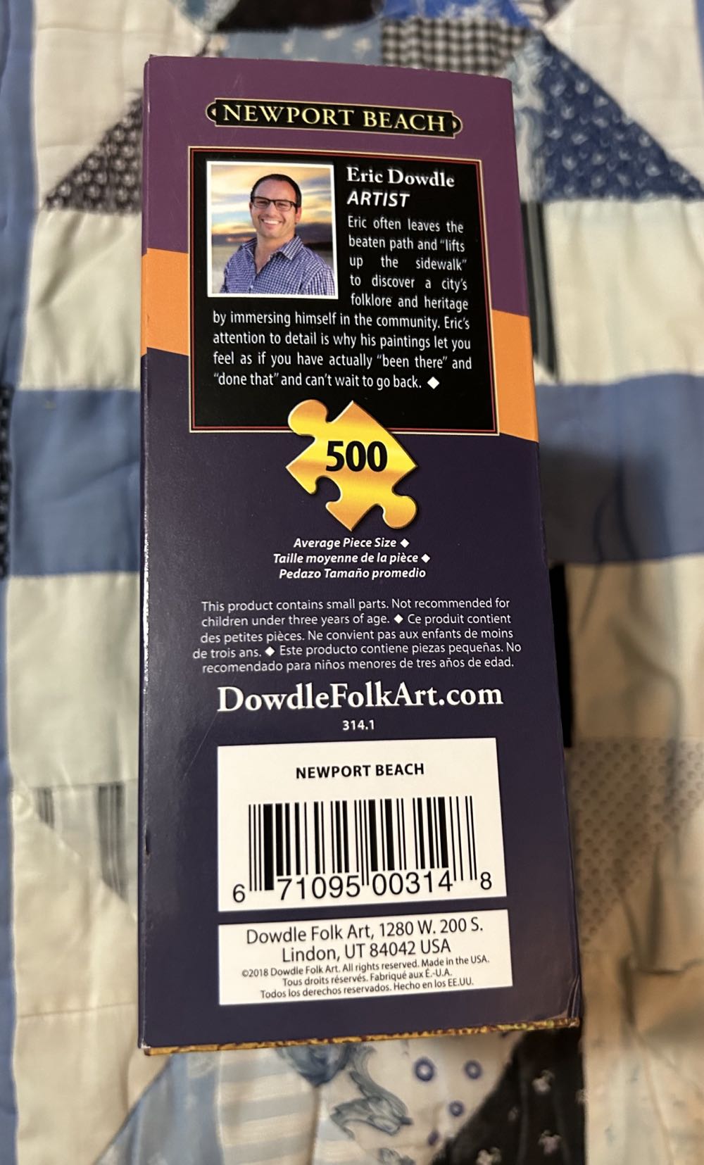 Newport Beach - Dowdle puzzle collectible [Barcode 671095003148] - Main Image 2