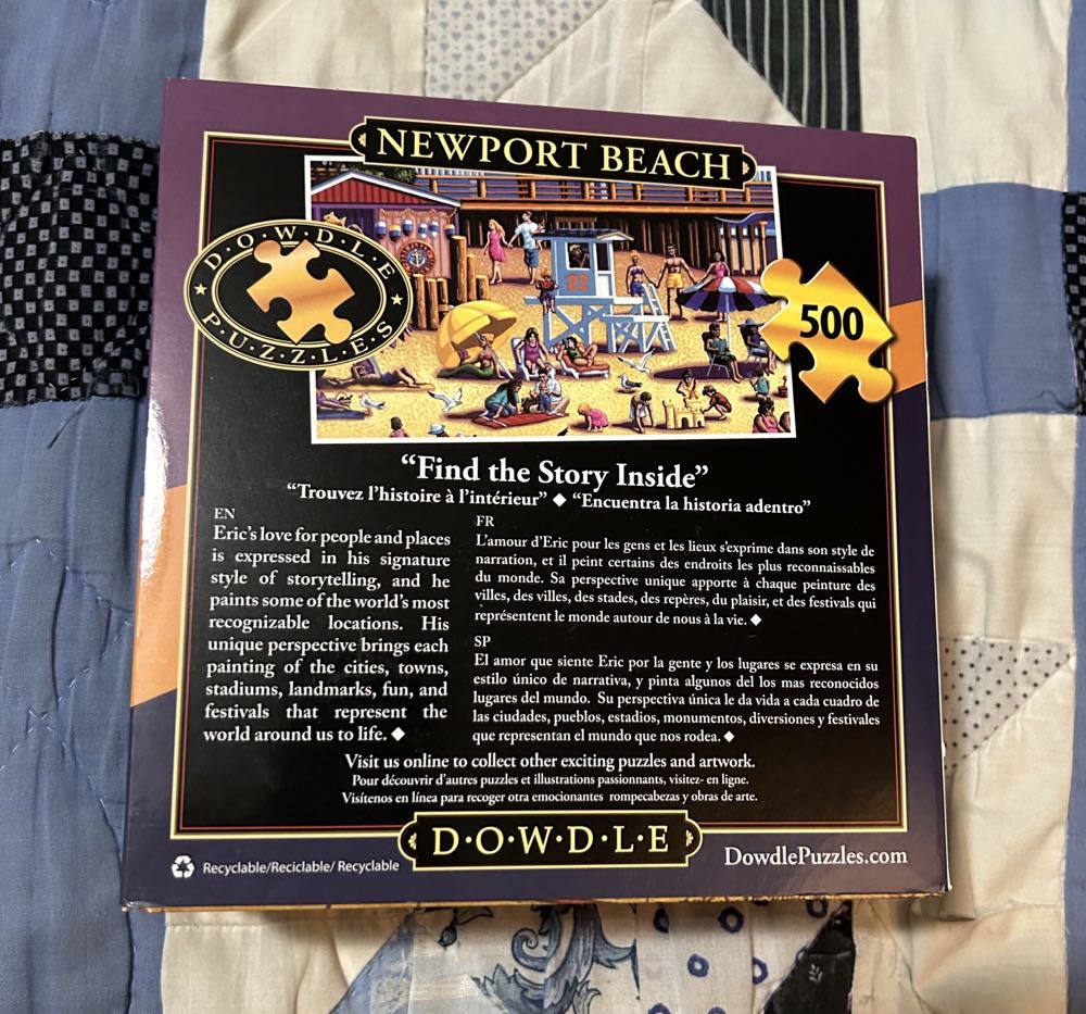 Newport Beach - Dowdle puzzle collectible [Barcode 671095003148] - Main Image 3