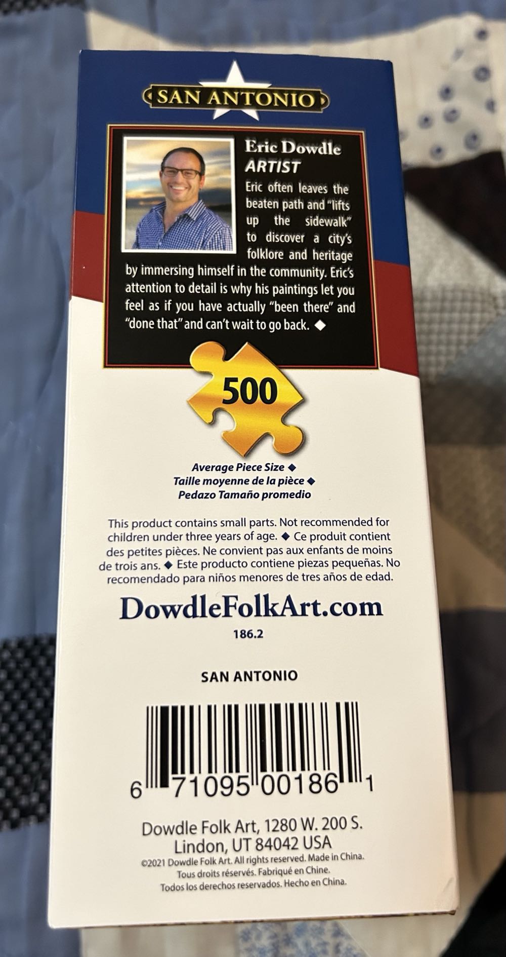 San Antonio 💎 - Dowdle puzzle collectible [Barcode 671095001861] - Main Image 2