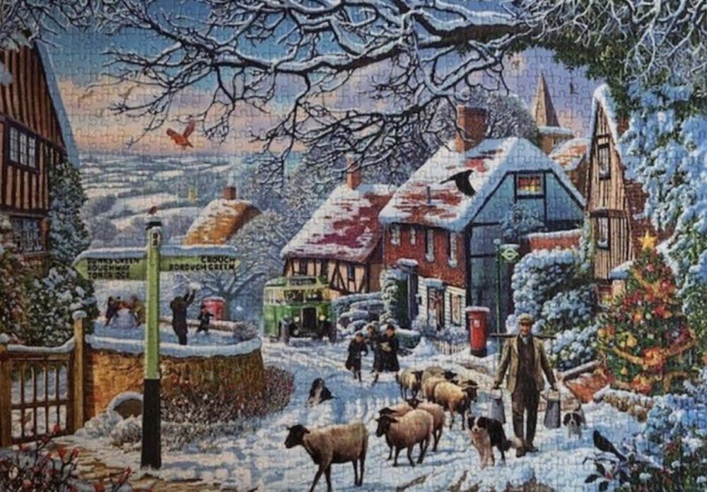 A Winter Stroll - Gibsons puzzle collectible [Barcode 5012269062502] - Main Image 4