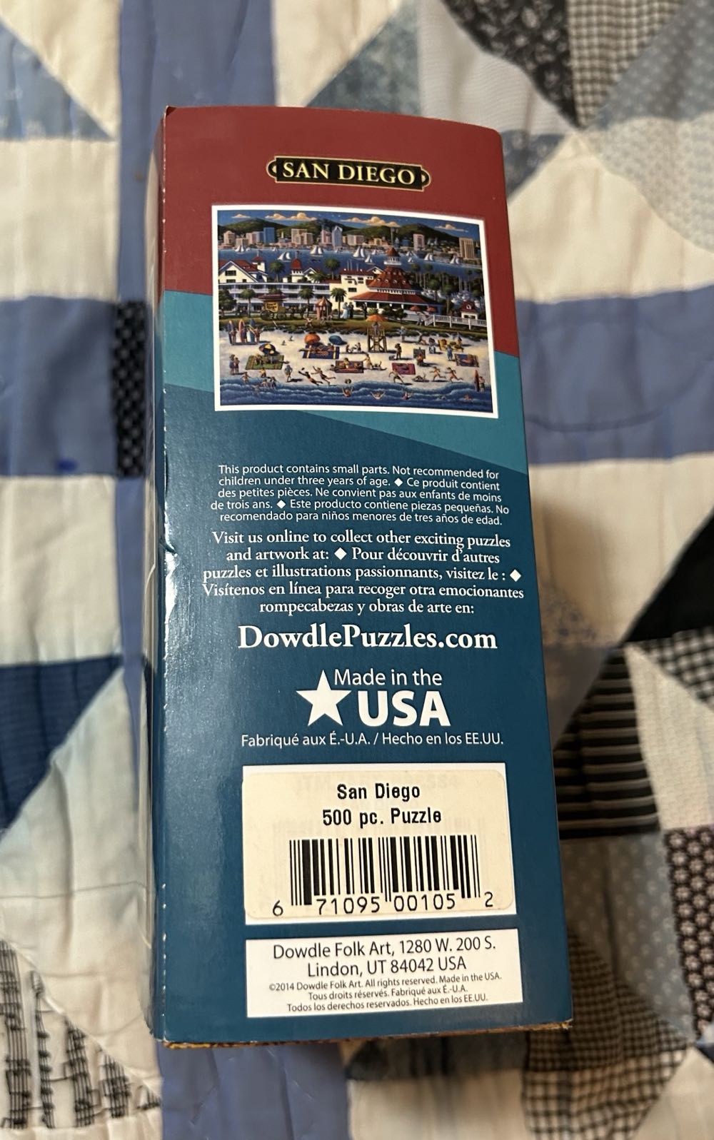 San Diego - Dowdle puzzle collectible [Barcode 671095001052] - Main Image 2