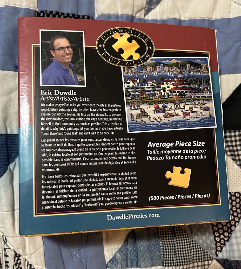 San Diego - Dowdle puzzle collectible [Barcode 671095001052] - Main Image 3