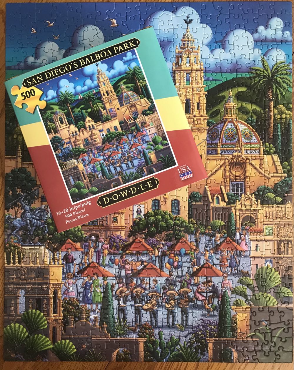 *San Diego’s Balboa Park- AFT - Dowdle puzzle collectible [Barcode 671095004657] - Main Image 3