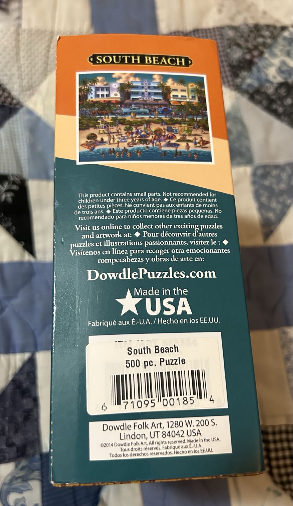 South Beach - Dowdle puzzle collectible [Barcode 671095001854] - Main Image 2