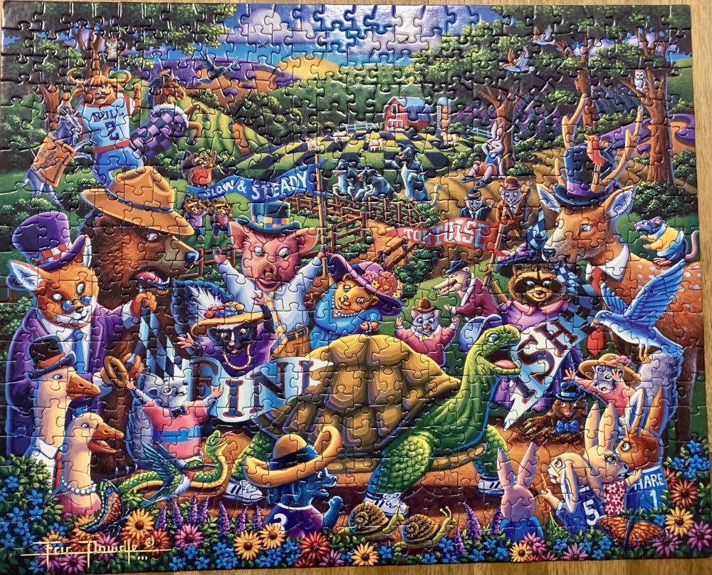 Tortoise & The Hare - Dowdle puzzle collectible [Barcode 671095004527] - Main Image 2