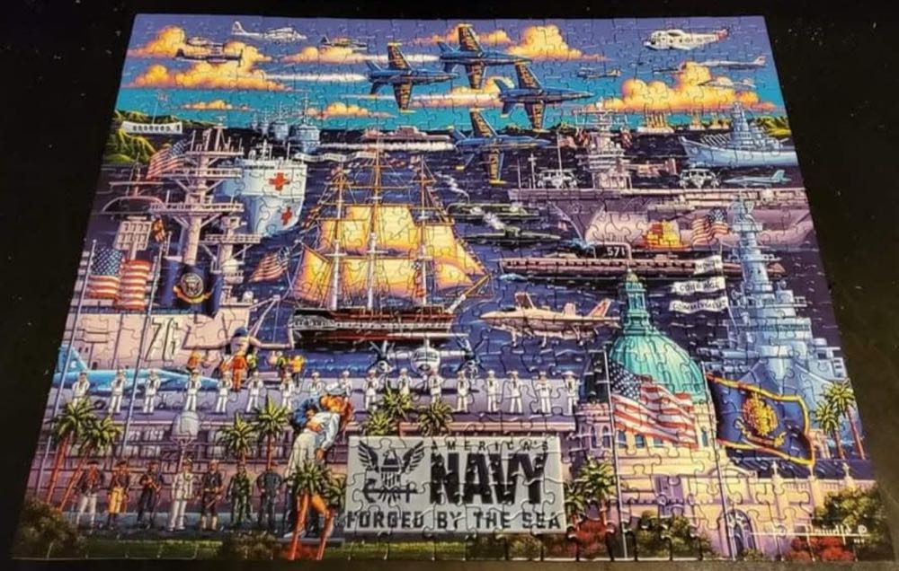 U.S. Navy - Dowdle puzzle collectible [Barcode 671095204330] - Main Image 2