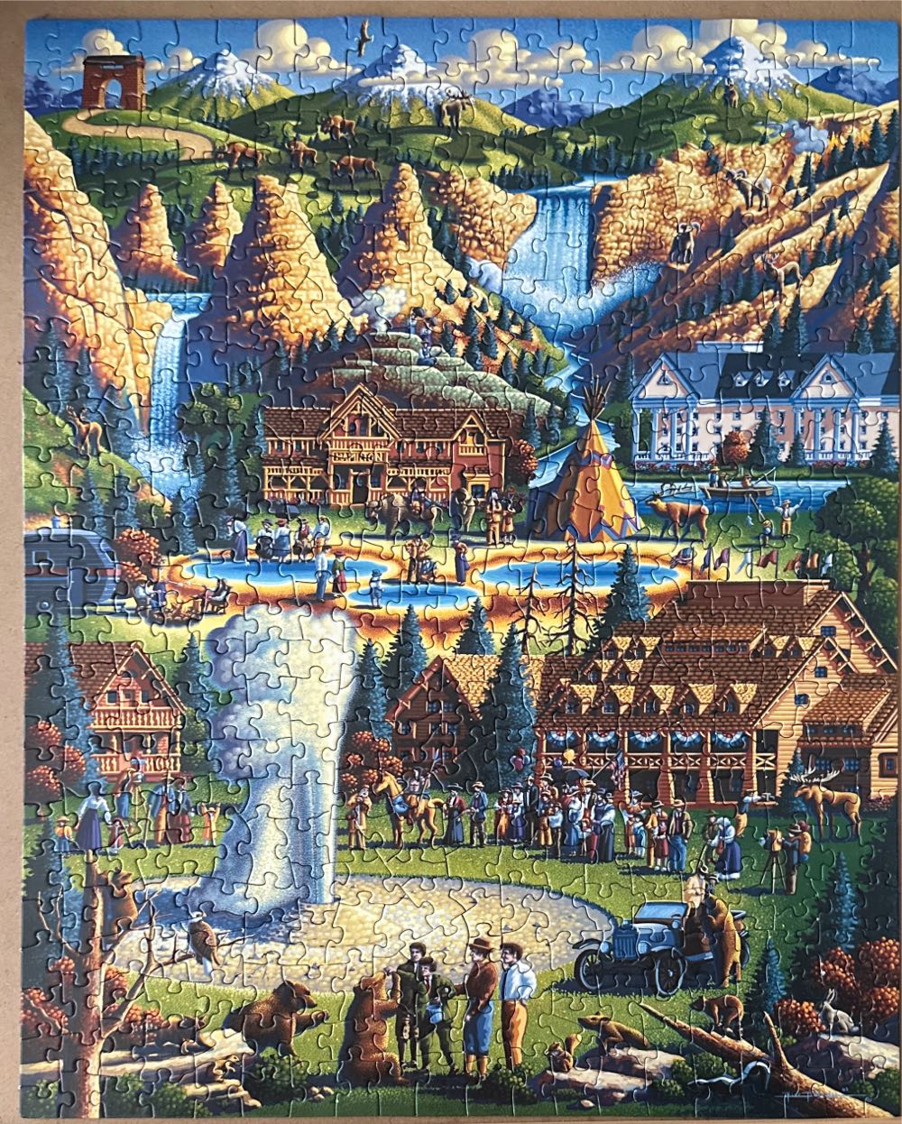Yellowstone - Dowdle puzzle collectible [Barcode 671095201018] - Main Image 2