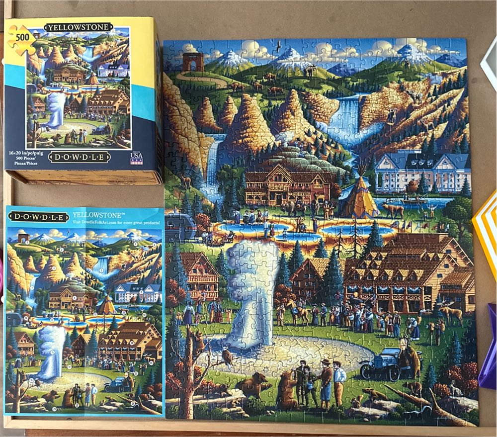 Yellowstone - Dowdle puzzle collectible [Barcode 671095201018] - Main Image 3