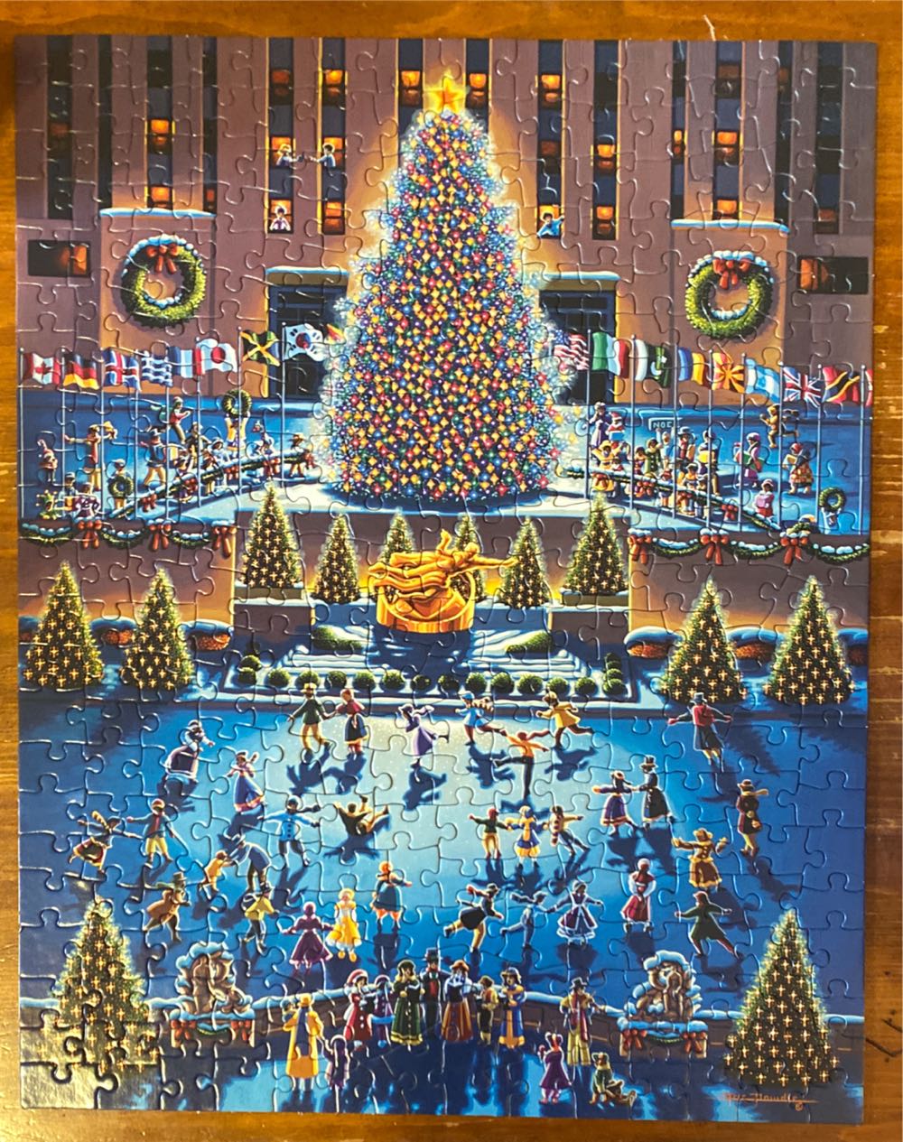 Winter Fun C - Christmas puzzle collectible [Barcode 671095061193] - Main Image 2