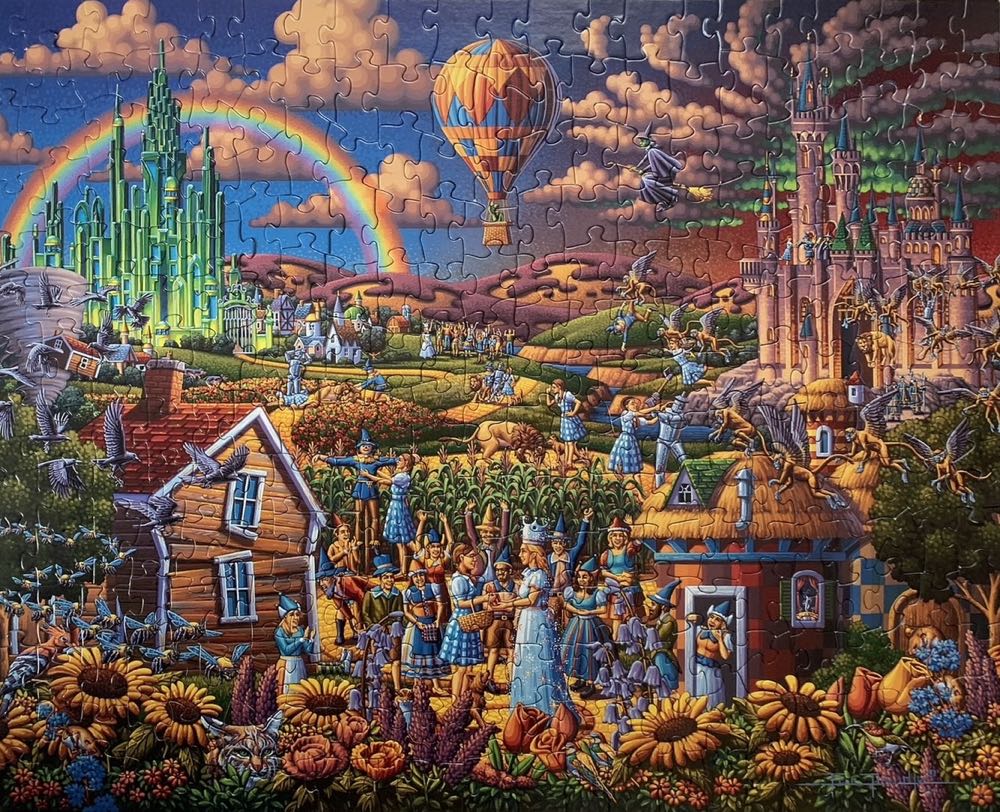 Wizard Of Oz - Dowdle puzzle collectible [Barcode 671095064606] - Main Image 2