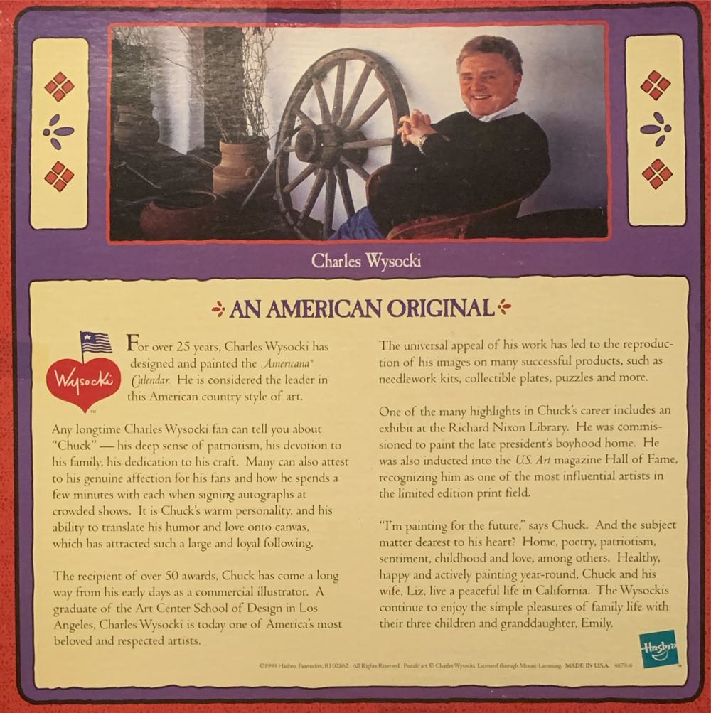 Thicketberry Cove (NIB) From Nannie 🐝 - Milton Bradley puzzle collectible [Barcode 032244046797] - Main Image 2