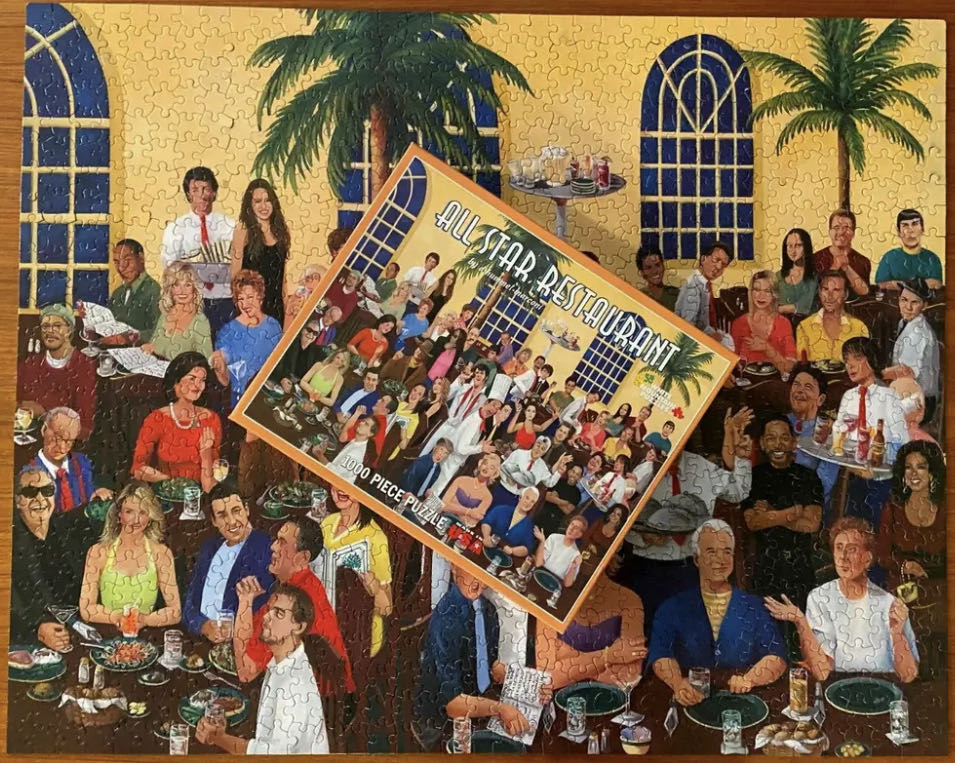 All Star Restaurant - White Mountain puzzle collectible [Barcode 724819252206] - Main Image 3
