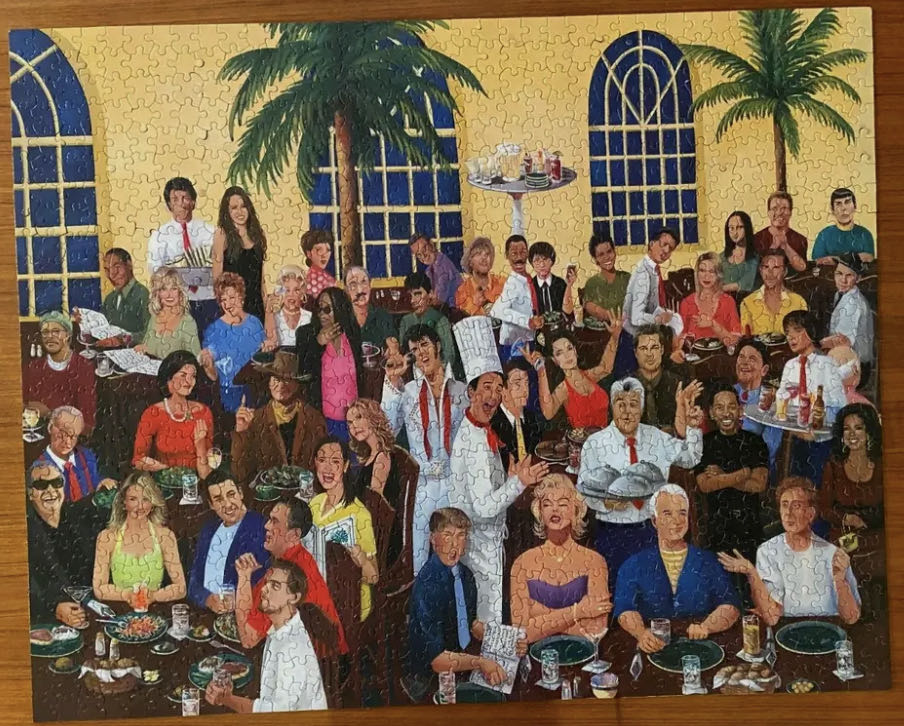 All Star Restaurant - White Mountain puzzle collectible [Barcode 724819252206] - Main Image 4