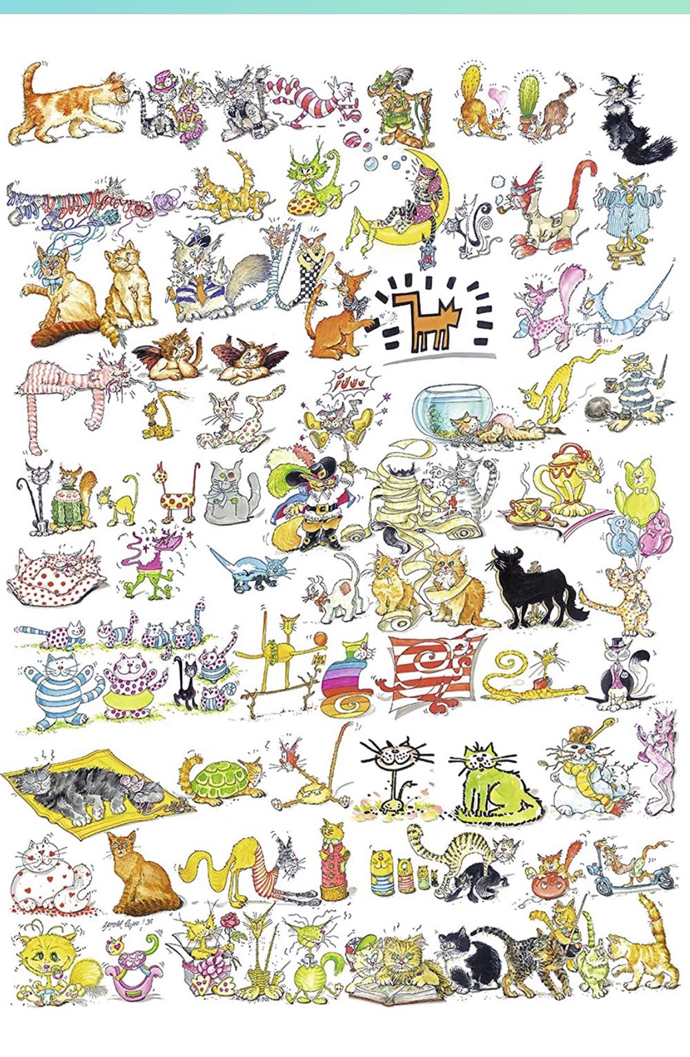 101 Cats And 1 Mouse - Ravensburger puzzle collectible - Main Image 2