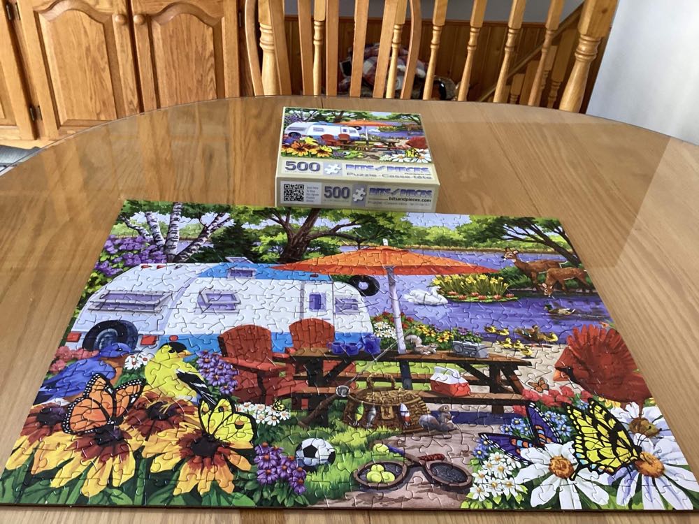 The Old Campground - Bits And Pieces puzzle collectible [Barcode 192949016119] - Main Image 2