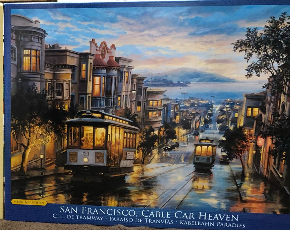 Sanfrisco Cable Car Heaven - EuroGraphics puzzle collectible - Main Image 2