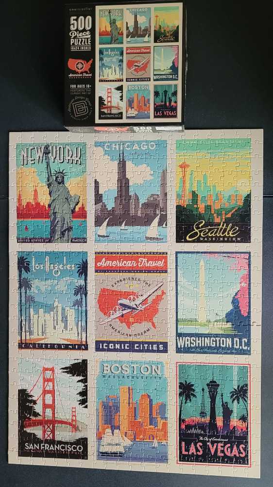 American Travel - Americanflat puzzle collectible - Main Image 2