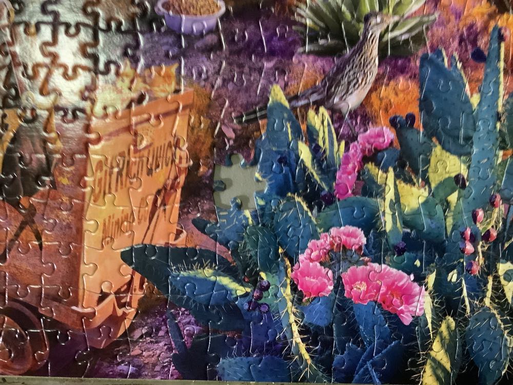 Sold - Wild West Camp - Buffalo puzzle collectible [Barcode 079346014415] - Main Image 4