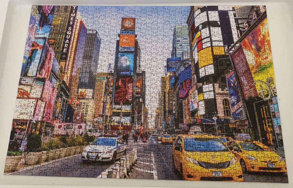 Times Square Nyc - Ravensburger puzzle collectible [Barcode 4005556192083] - Main Image 4