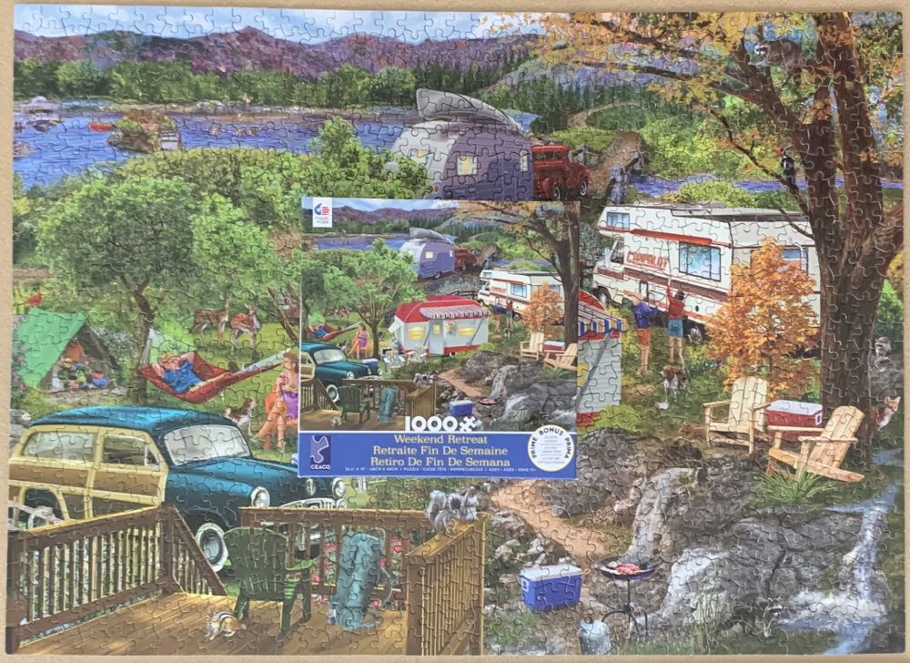 Weekend Retreat - Ceaco 🇺🇸 puzzle collectible [Barcode 021081310277] - Main Image 2