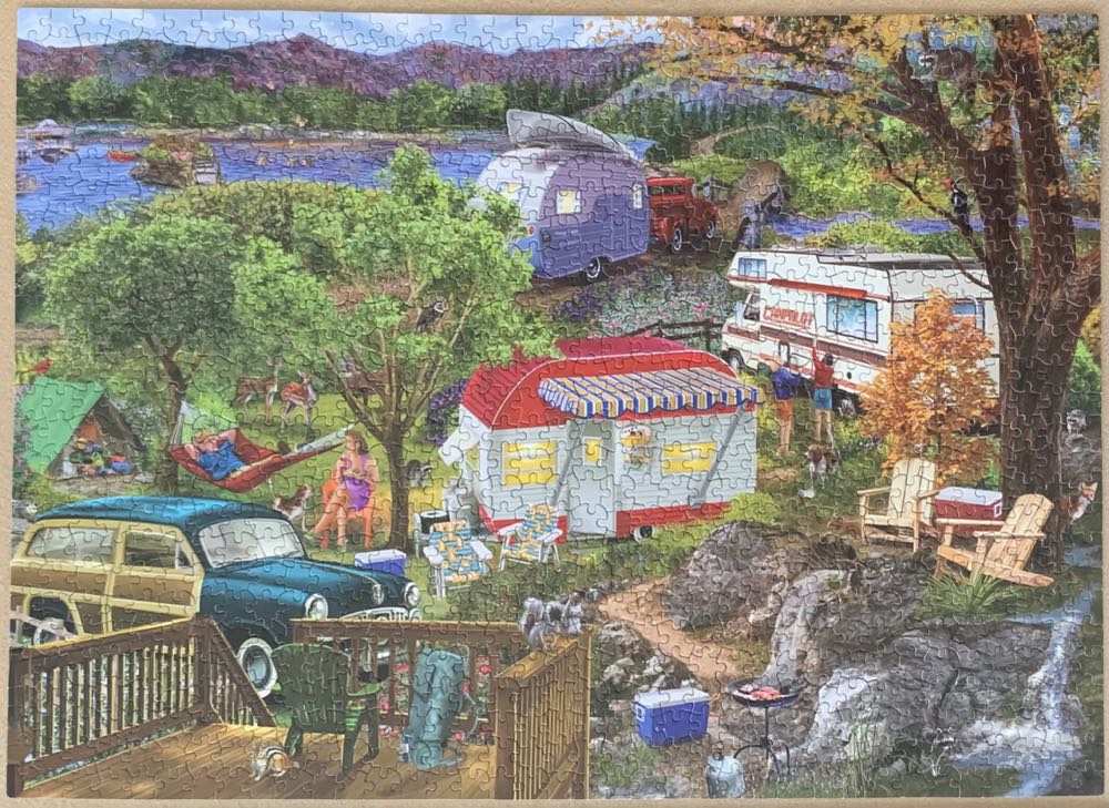 Weekend Retreat - Ceaco 🇺🇸 puzzle collectible [Barcode 021081310277] - Main Image 3