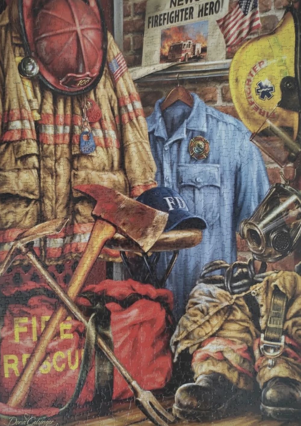 Fire and Rescue - Master Pieces 🇺🇸 puzzle collectible [Barcode 705988715112] - Main Image 3
