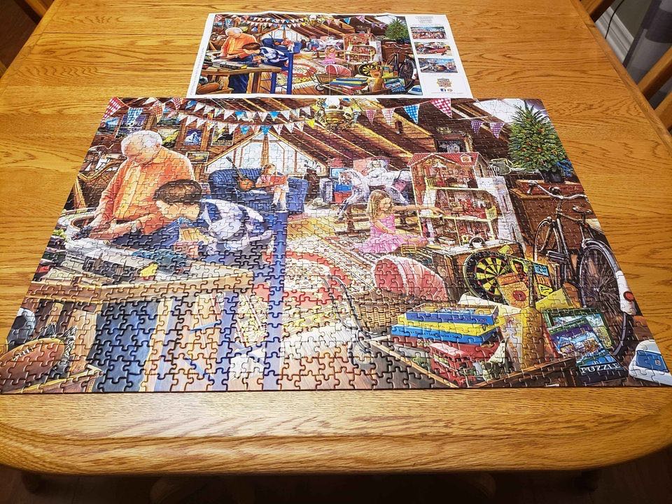 Playtime In The Attic - MasterPieces puzzle collectible [Barcode 705988720352] - Main Image 2
