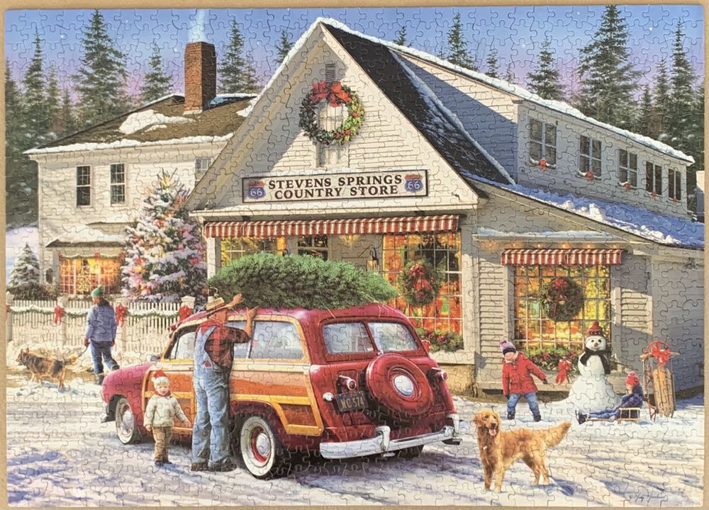 Classic Christmas Country Store  - Ceaco 🇺🇸 puzzle collectible [Barcode 021081332309] - Main Image 3