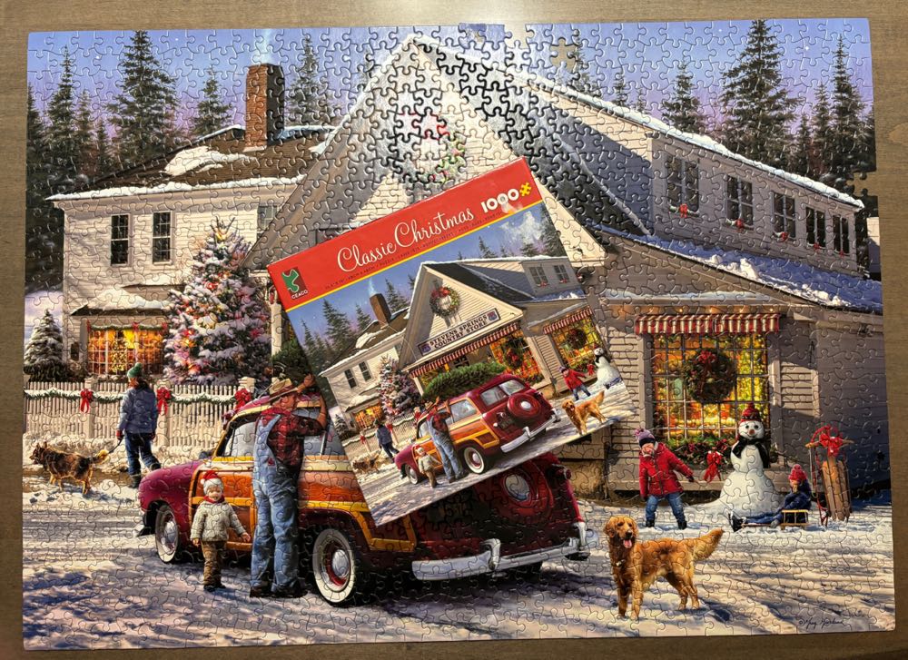 Classic Christmas Country Store  - Ceaco 🇺🇸 puzzle collectible [Barcode 021081332309] - Main Image 4