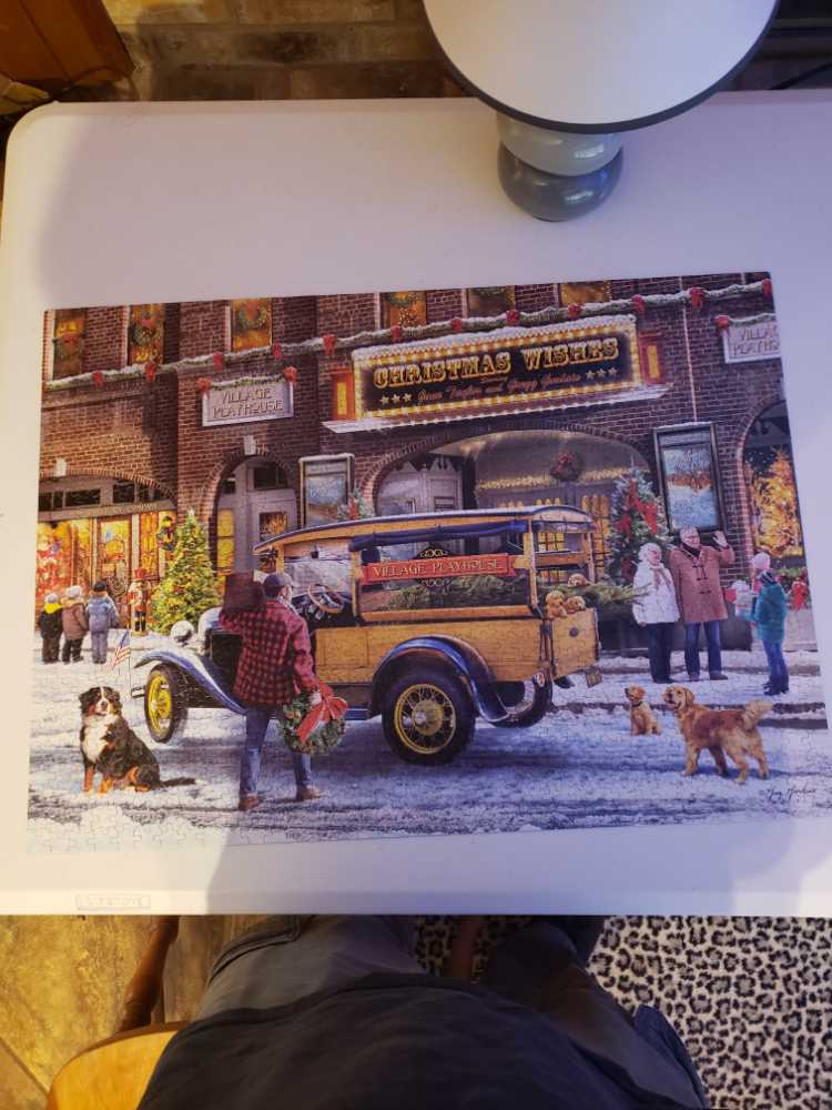 Christmas Theater -  Ceaco puzzle collectible [Barcode 021081332699] - Main Image 3