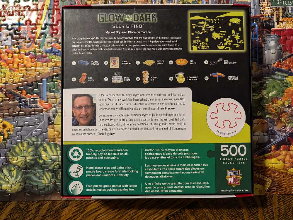 Seek & Find - Market Square  - MasterPieces puzzle collectible [Barcode 705988616594] - Main Image 4