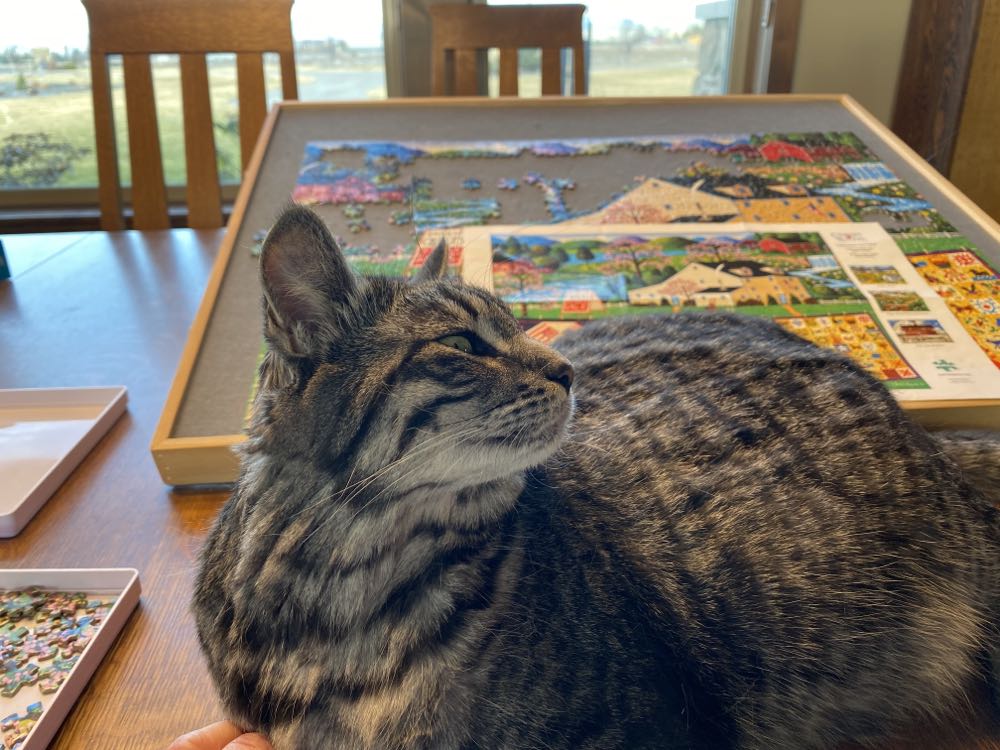 Quiltmaker Lady, The - Buffalo Games 🇺🇸 puzzle collectible [Barcode 079346114863] - Main Image 3