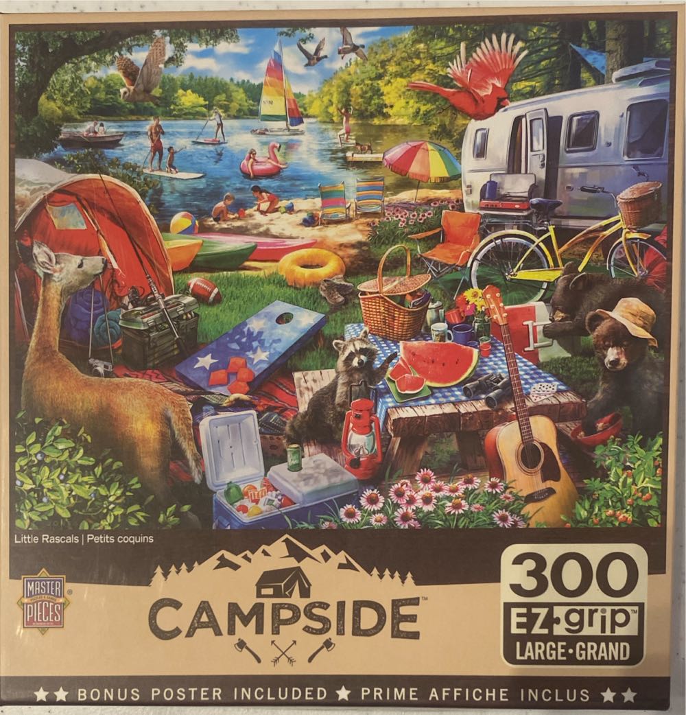 SOLD Campside : Little Rascals - Masterpiece Puzzles puzzle collectible [Barcode 705988319006] - Main Image 3