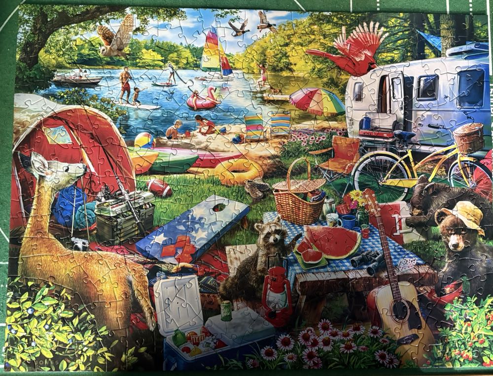 SOLD Campside : Little Rascals - Masterpiece Puzzles puzzle collectible [Barcode 705988319006] - Main Image 4