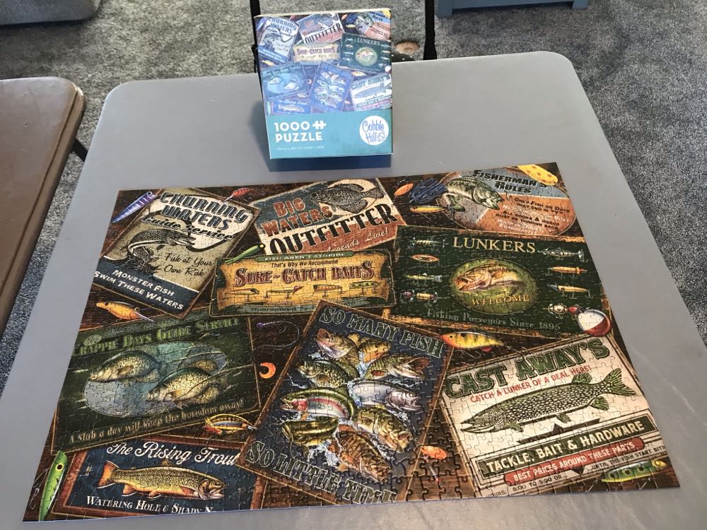 Fish Signs - 121, 6/5/21 - Cobble Hill puzzle collectible [Barcode 625012572002] - Main Image 2