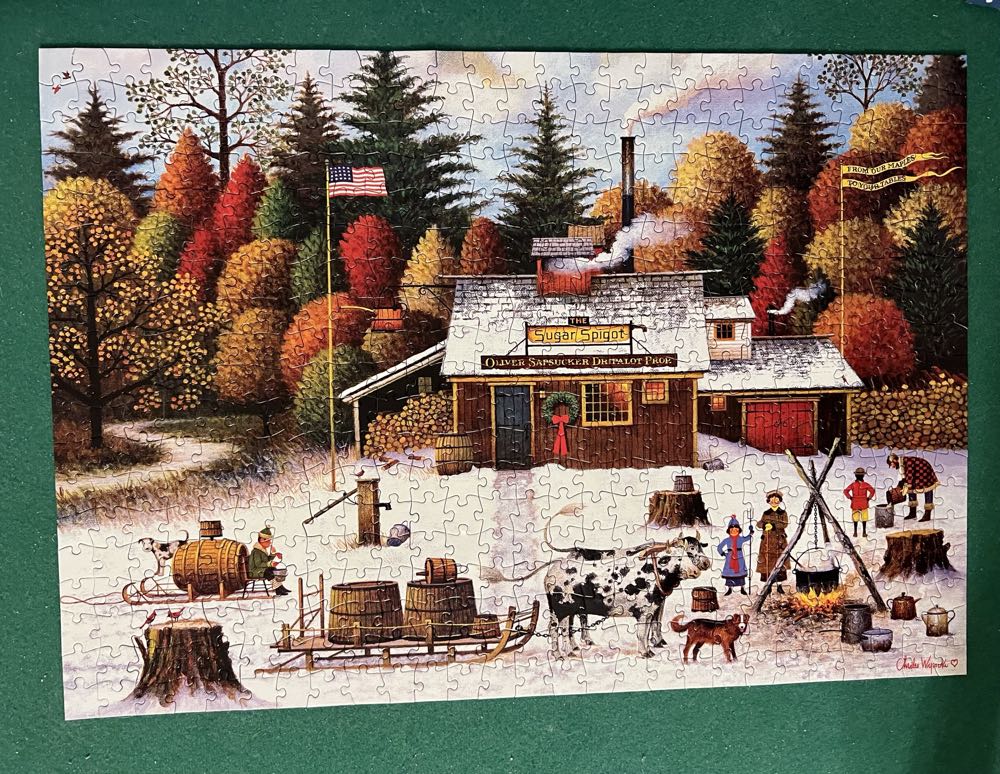 Vermont Maple Tree Tappers (m 71!) - Buffalo puzzle collectible [Barcode 079346037469] - Main Image 3