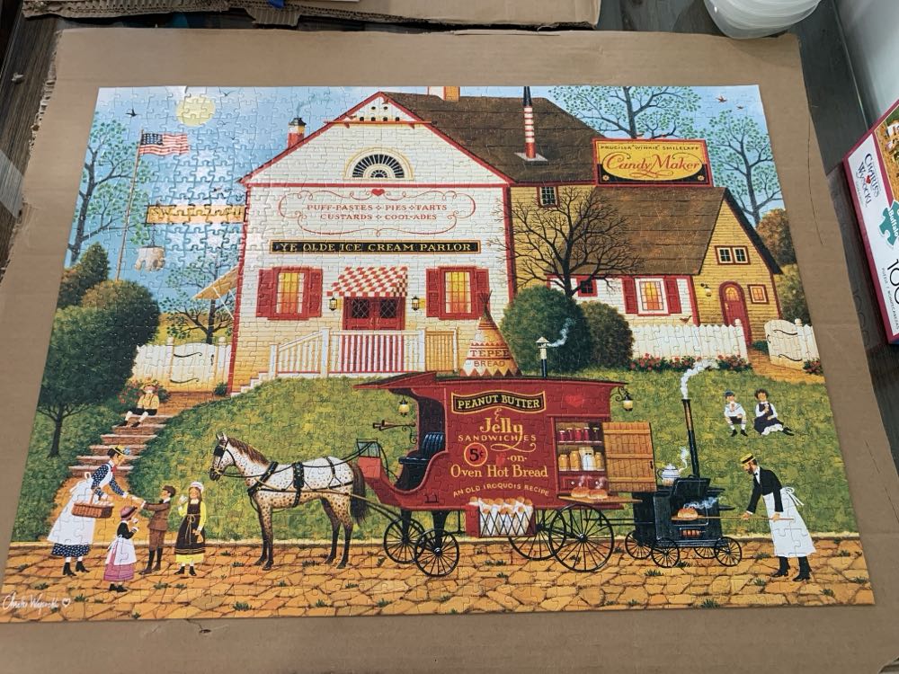 Charles Wysocki- Sugar And Spice - Buffalo puzzle collectible [Barcode 079346114566] - Main Image 2