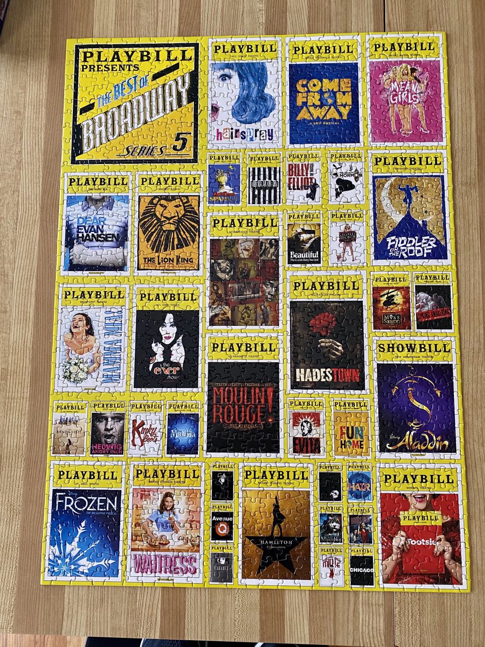 Playbill Presents 5th Edition - Endless Games Puzzles puzzle collectible [Barcode 632468050053] - Main Image 2